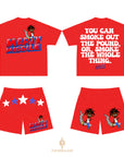 "The Motto" short sleeve & shorts set