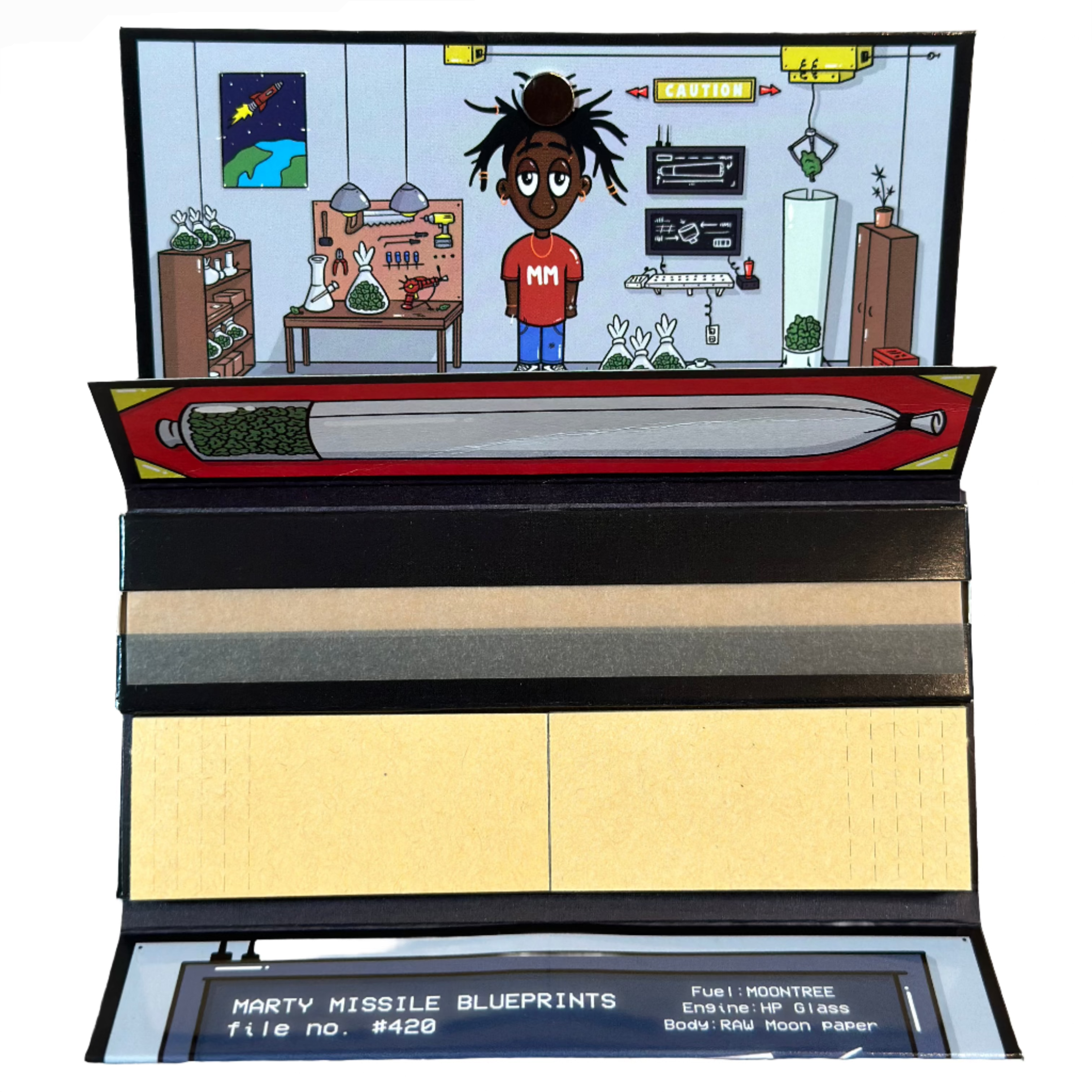 Complete Rolling Kit Comic Book – Marty Missile Complete Rolling Kit Comic Book – Marty Missile